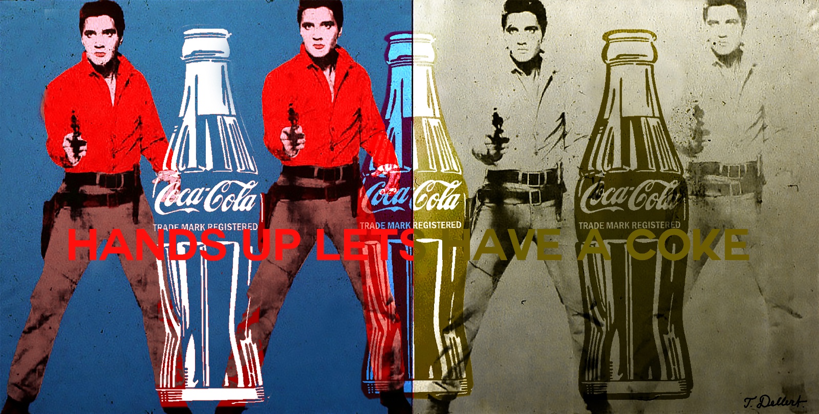 HANDS UP LETS HAVE A COKE 